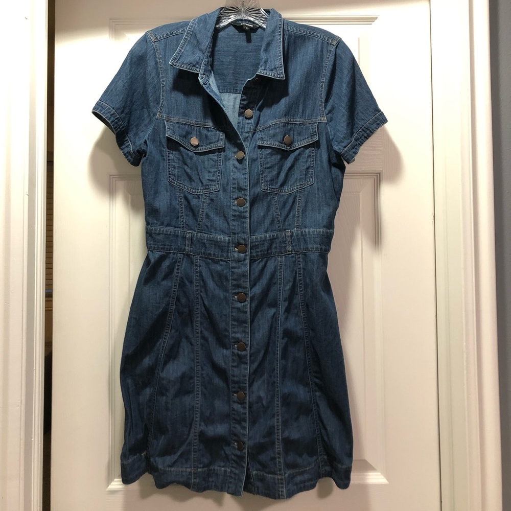 Express denim mini dress